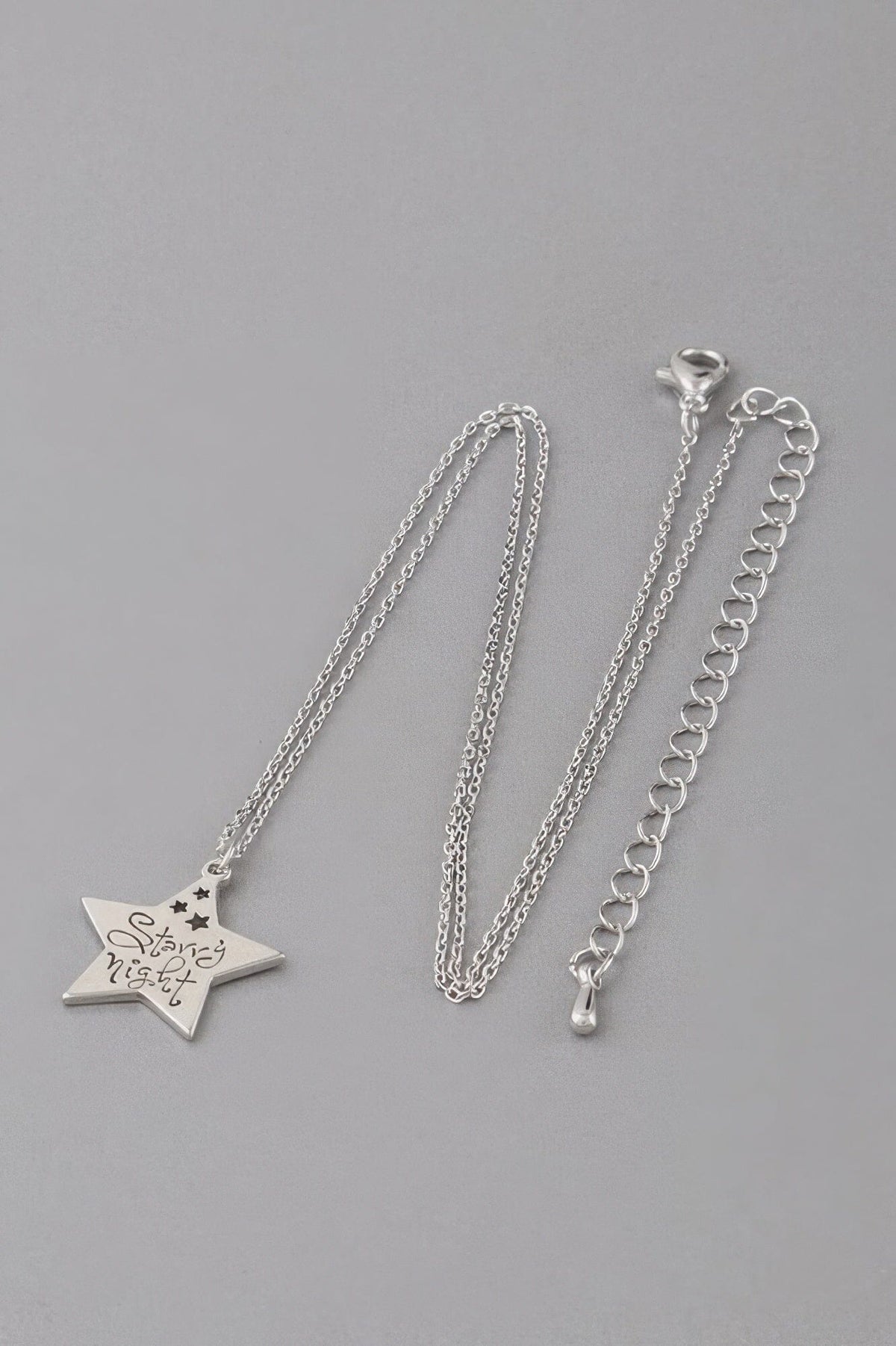 Starry Night Pendant Necklace Necklaces jehouze Silver 
