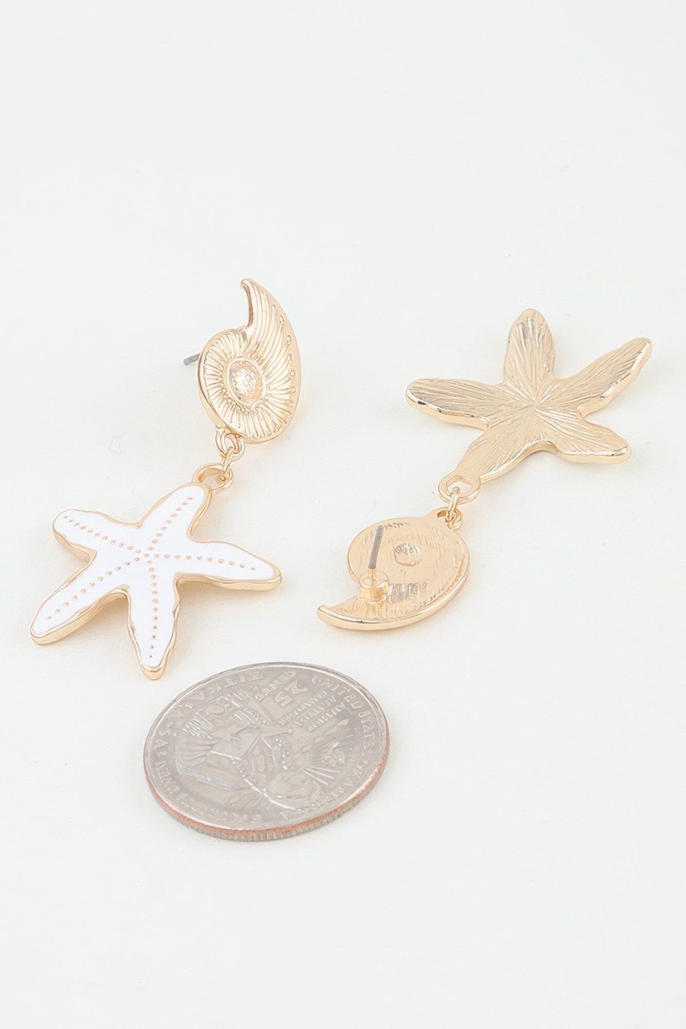 Summer Starfish Drop Earrings Apparel & Accessories > Jewelry > Earrings jehouze 