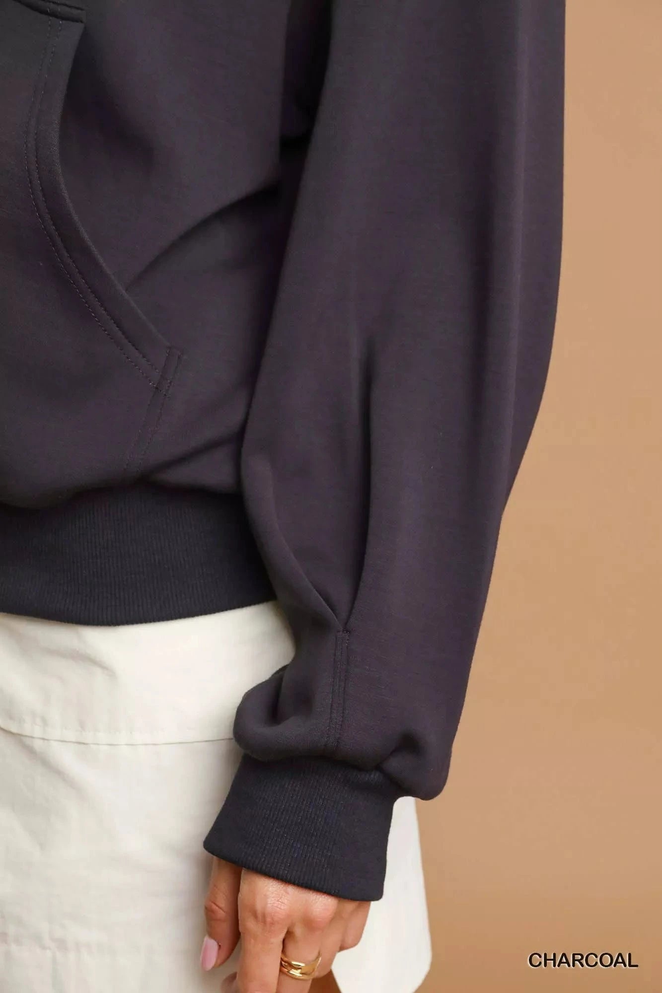 Umgee Zip-Up Fleece Hooded Jacket Coats & Jackets jehouze 