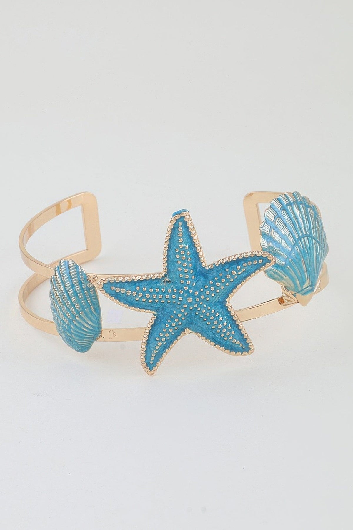 Under The Sea Open Arm Cuff Bracelets jehouze 