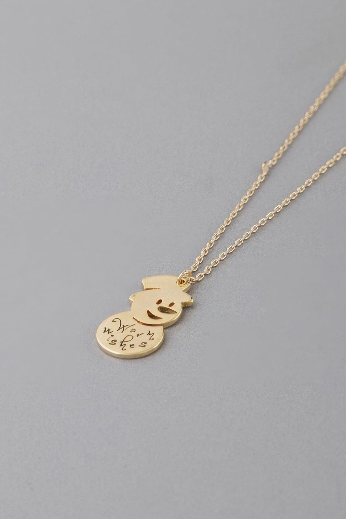 Warm Wishes Snowman Necklace Necklaces jehouze 