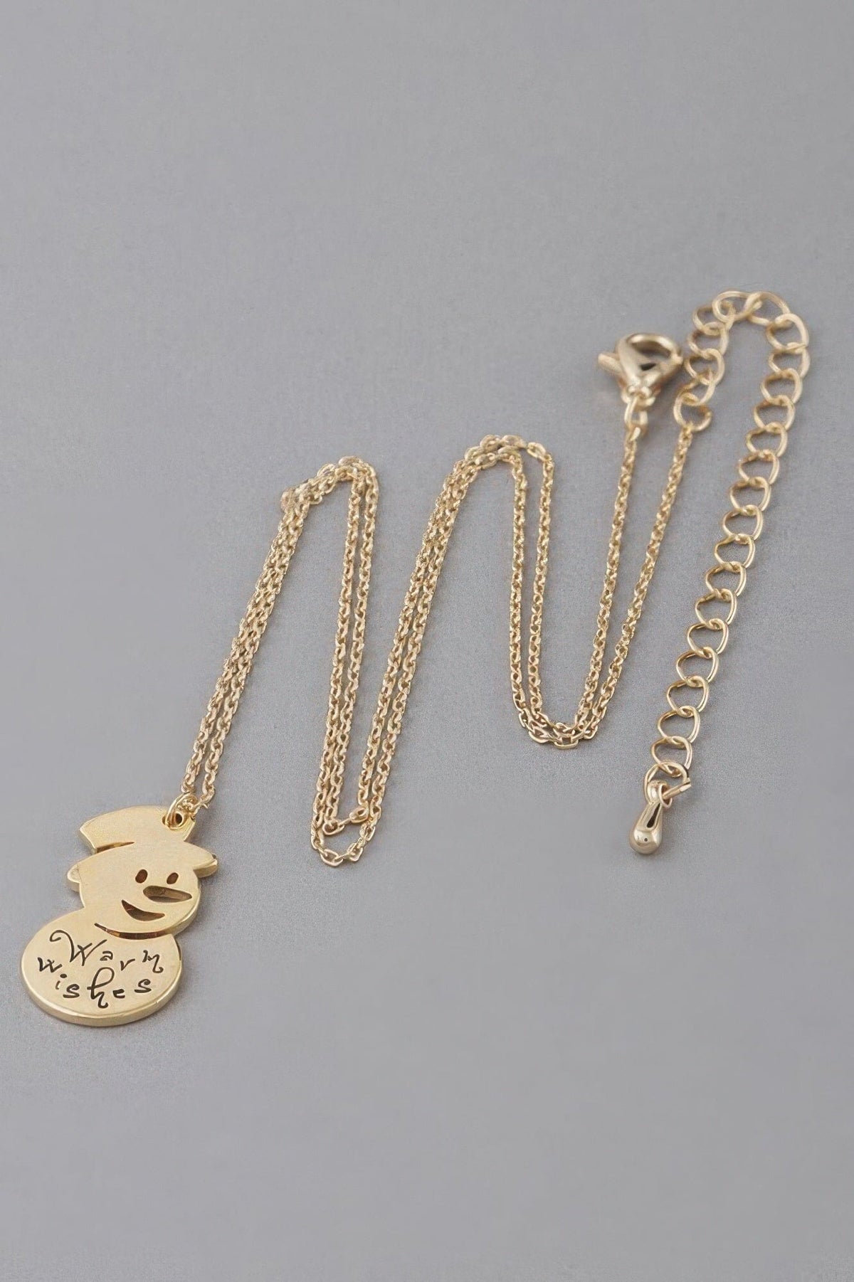 Warm Wishes Snowman Necklace Necklaces jehouze 