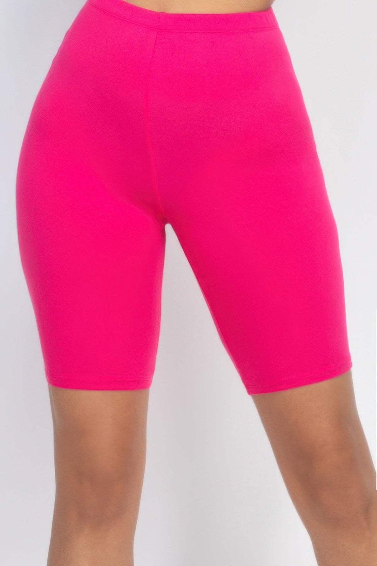 Women Activewear Bike Shorts Activewear jehouze Fuchsia S 