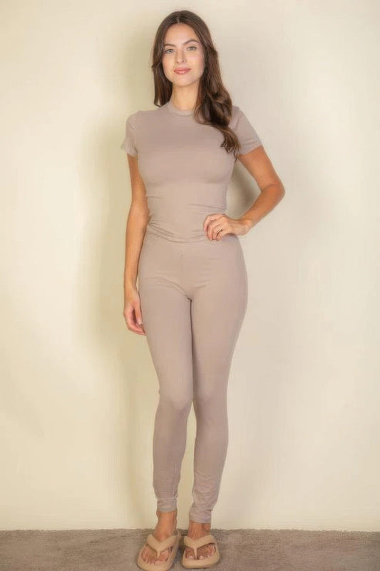 Women Basic Solid Leggings Pants jehouze 