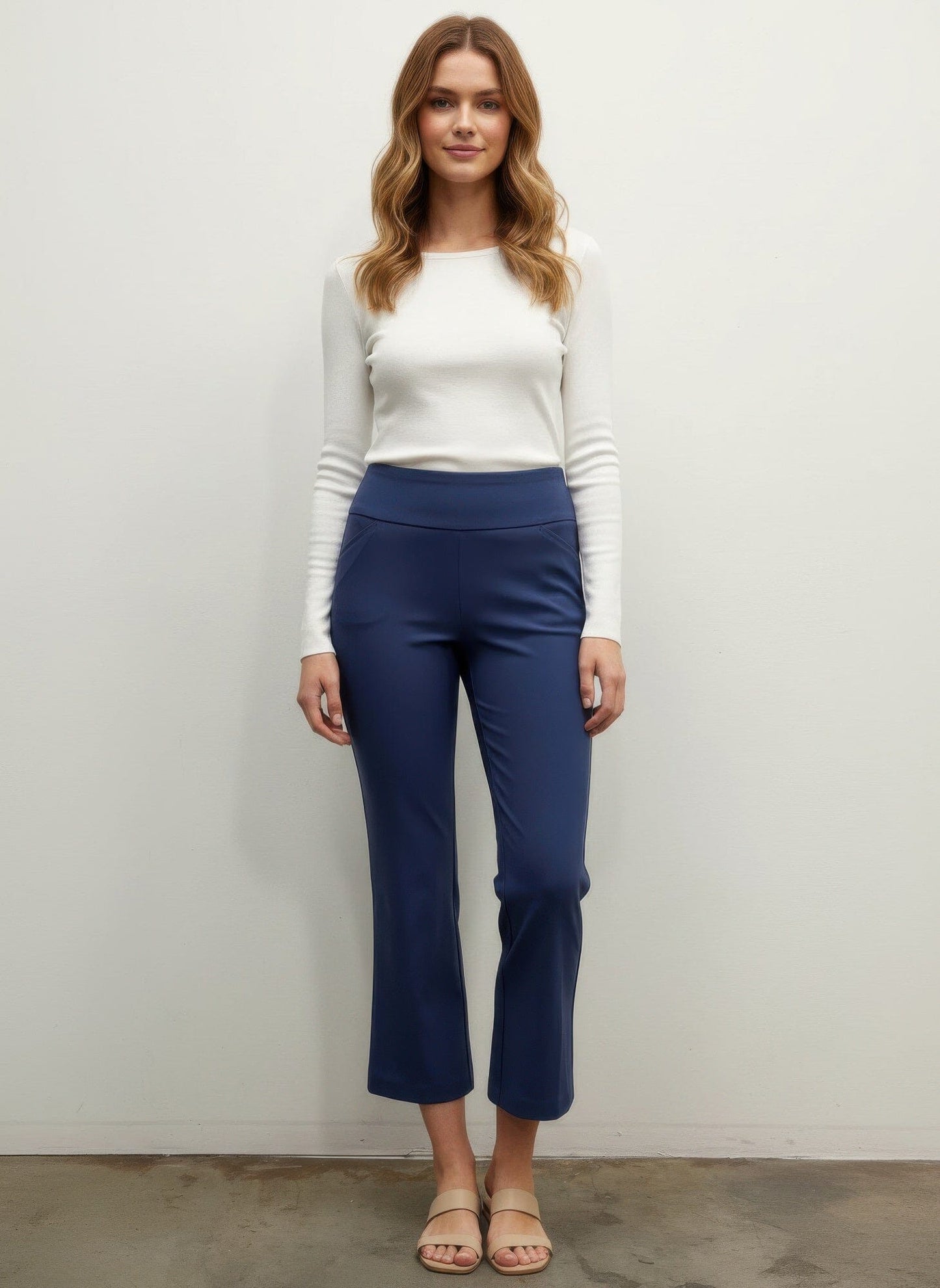 Women Counterparts Solid Pull On Pants Pants jehouze Ink S 