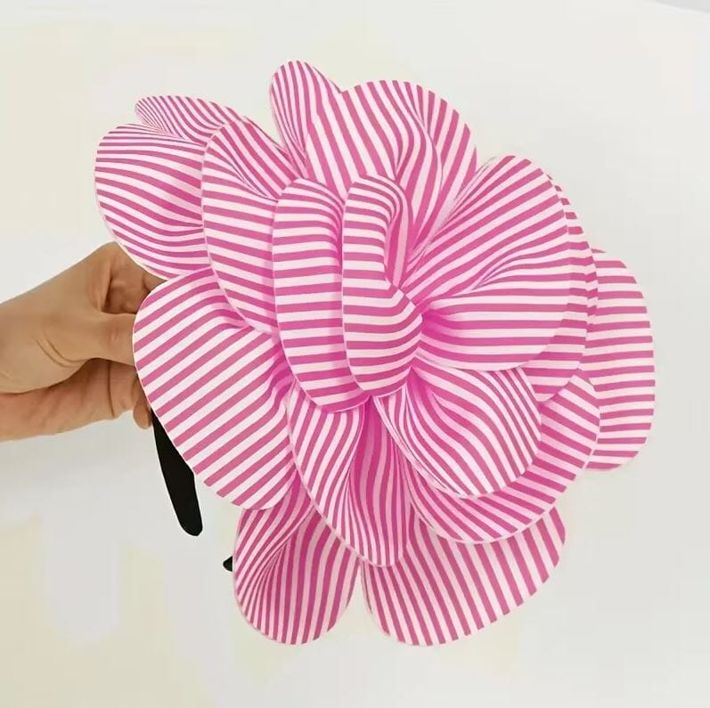 Women Elegant Rose Flower Tea Party Headwear Hat jehouze 