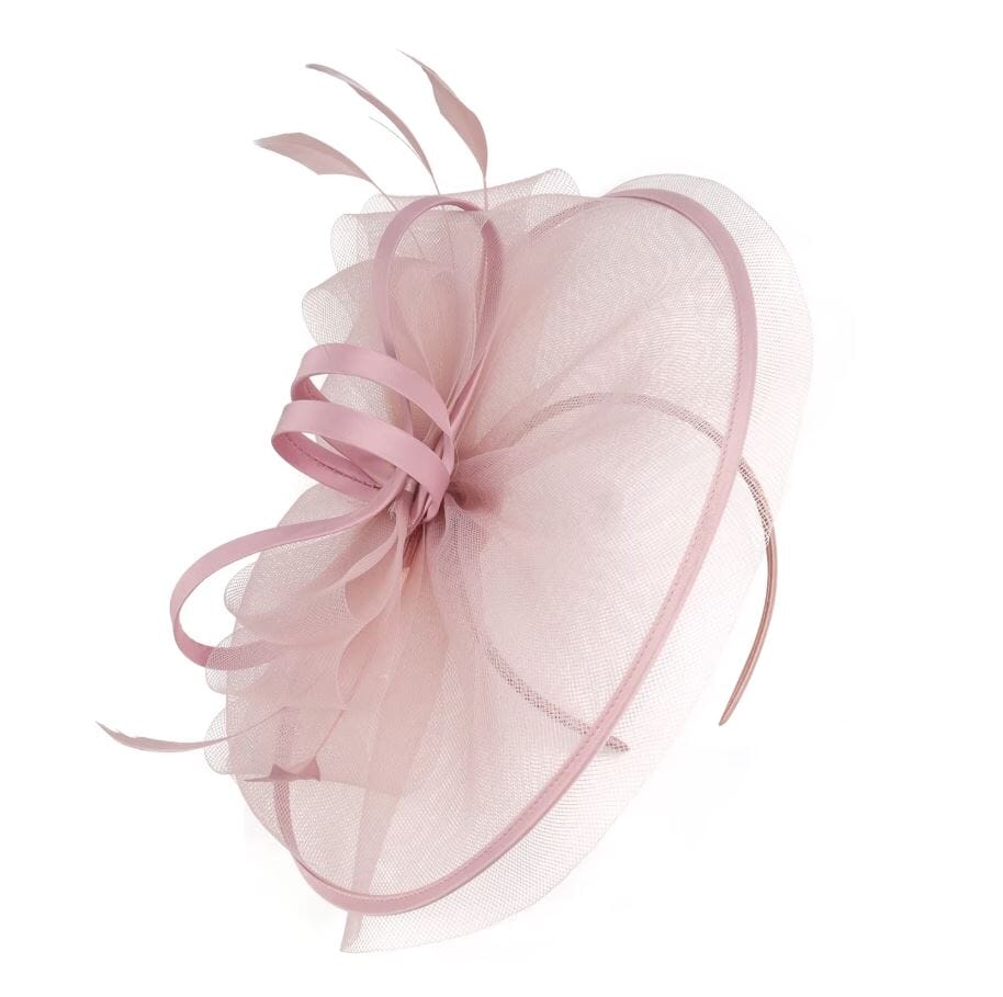 Women Elegant Tea Party Kentucky Bow Derby Hat Hat jehouze Pink 
