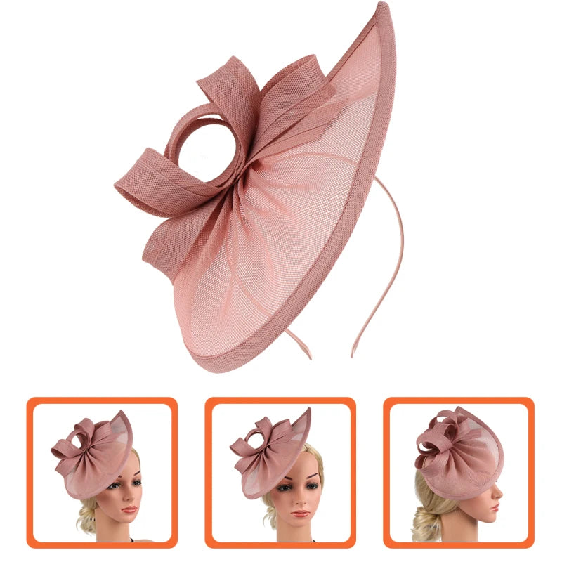 Women Fascinator Veil Fascinator Tea Party Bridal Wedding Pillbox Hat Hat jehouze 