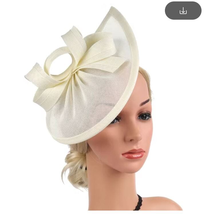 Women Fascinator Veil Fascinator Tea Party Bridal Wedding Pillbox Hat Hat jehouze Beige 