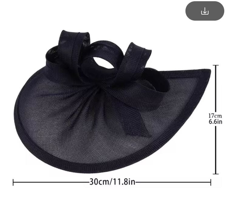 Women Fascinator Veil Fascinator Tea Party Bridal Wedding Pillbox Hat Hat jehouze Navy Blue 