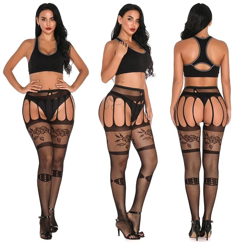 Women Fishnet Stockings High Waist Tights Leggings Pantyhose Lingerie jehouze 122 