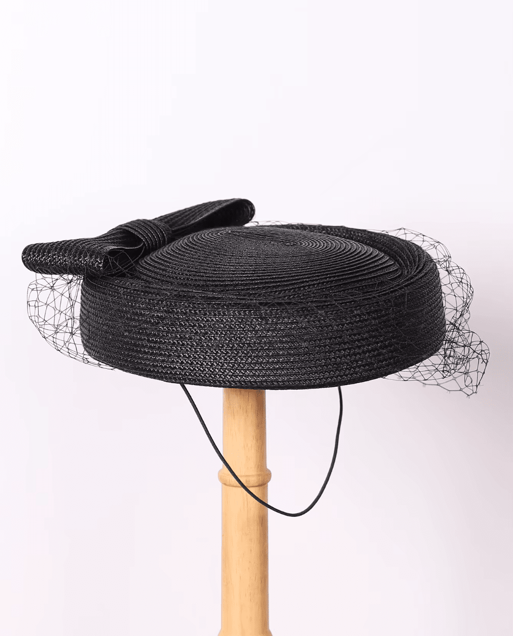 Women French Beret Veil Fedora Cocktail Straw Hat Hat jehouze 