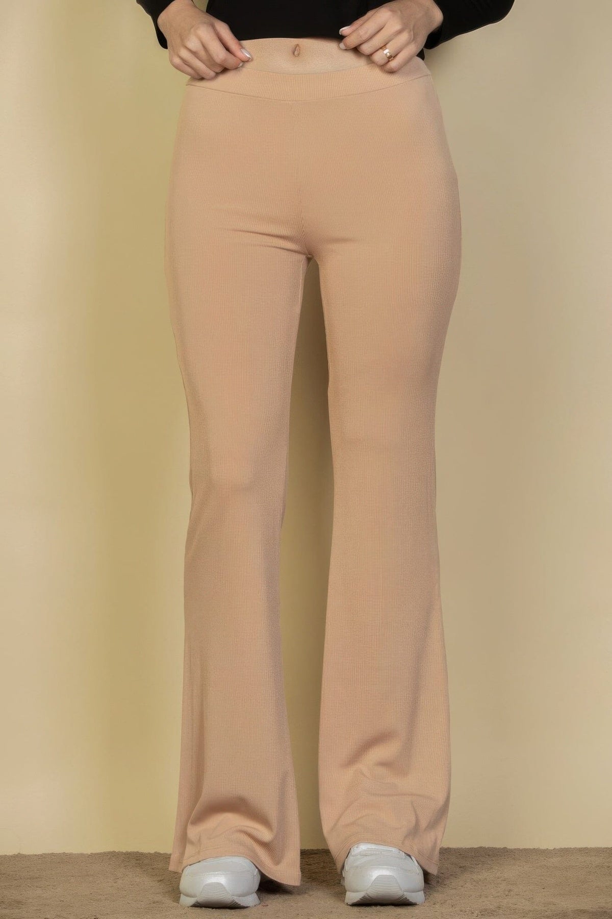 Women High Waisted Flare Pants Pants jehouze 