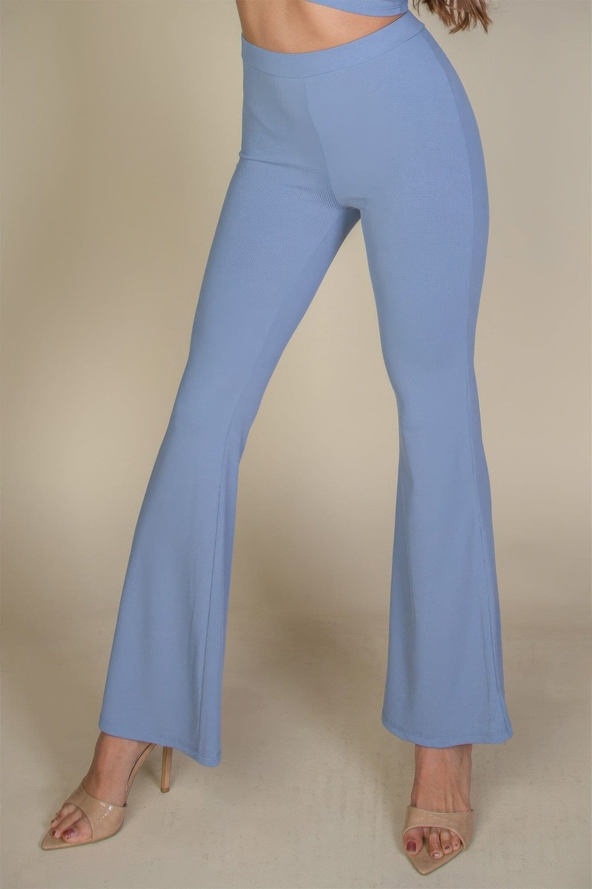 Women High Waisted Flare Pants Pants jehouze 