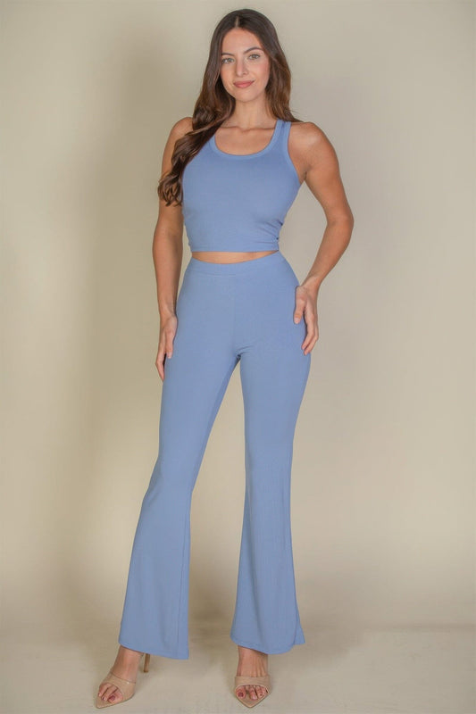 Women High Waisted Flare Pants Pants jehouze 
