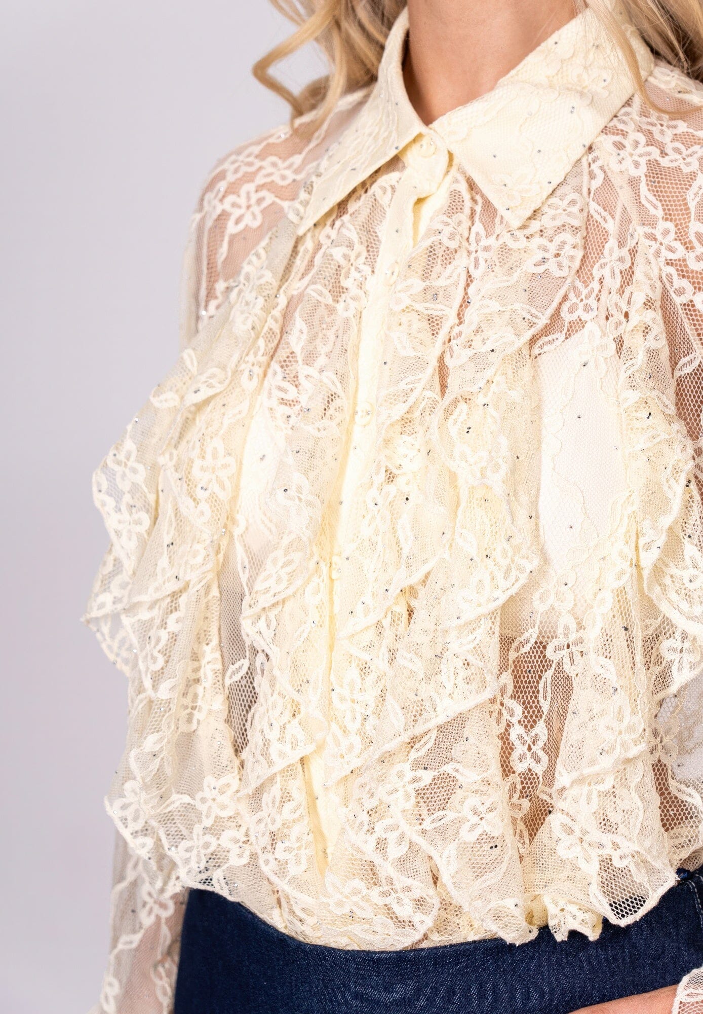 Women Long Sleeve Lace T-shirt Shirts & Tops jehouze 