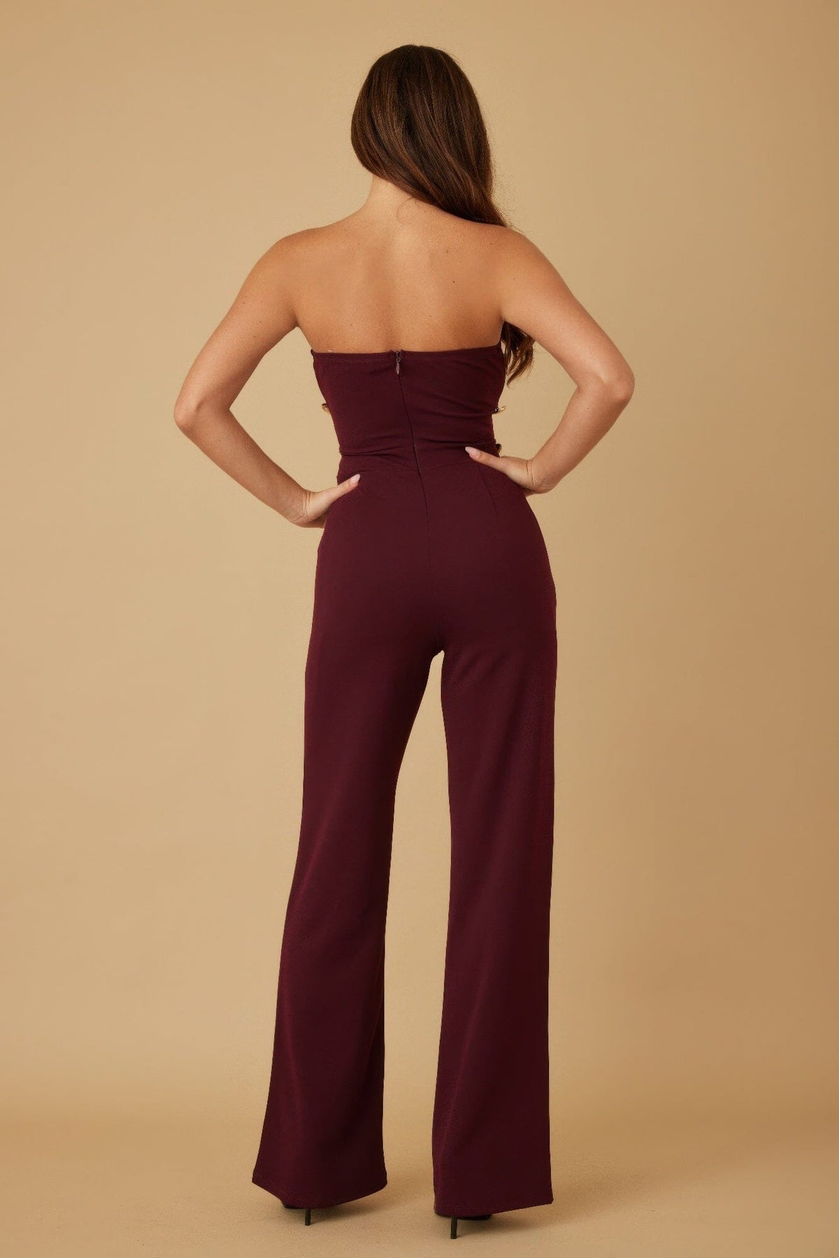 Women Multi Flat Mirror Stone Jumpsuit Jumpsuits & Rompers jehouze 