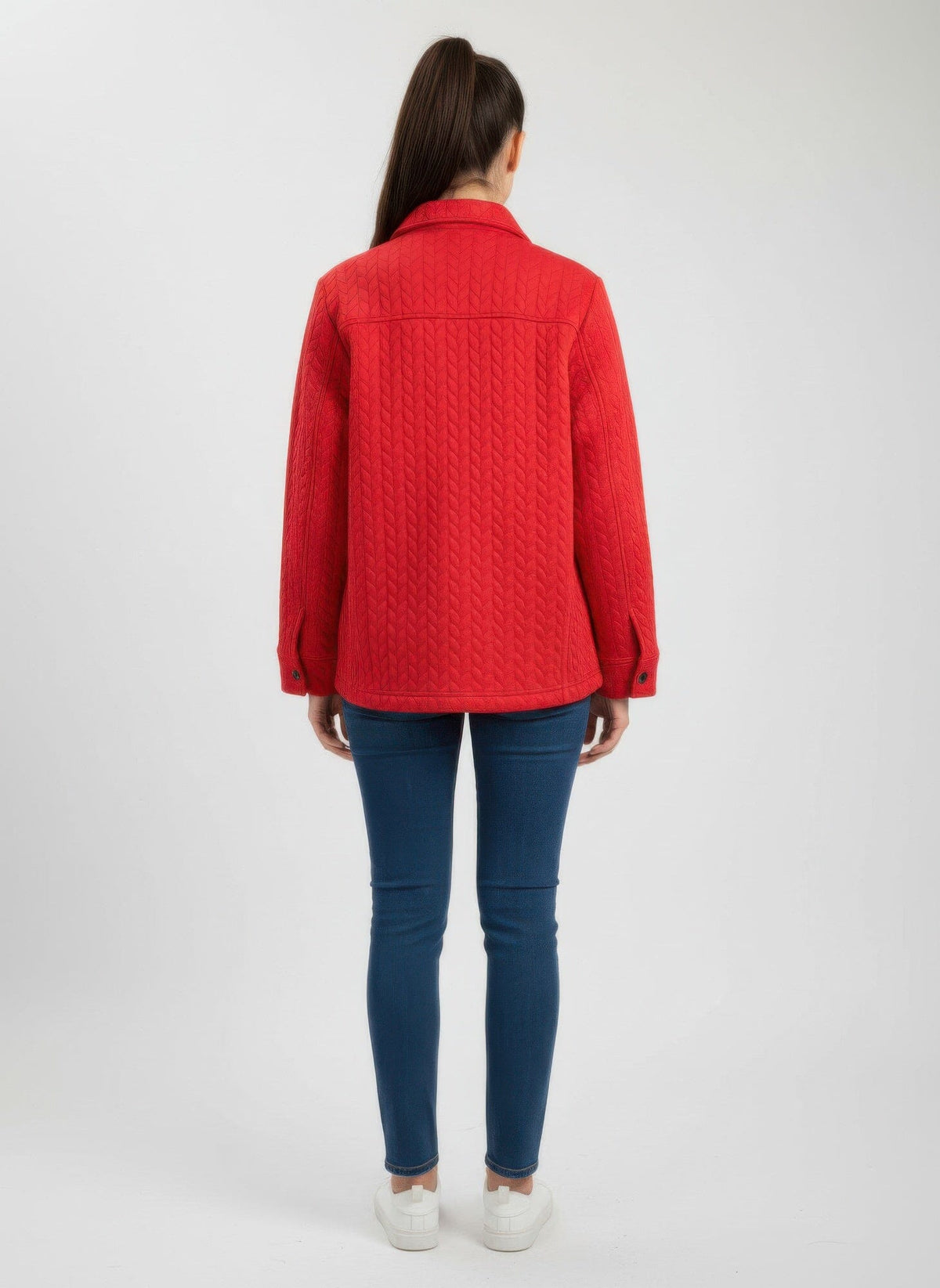 Women Onque Casual Textured Jacket Coats & Jackets jehouze 