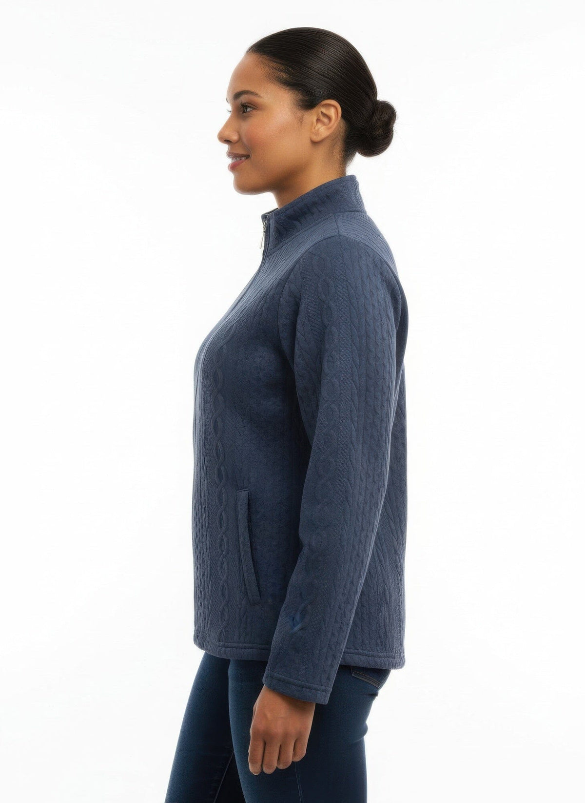 Women Onque Casual Textured Jacket Coats & Jackets jehouze 