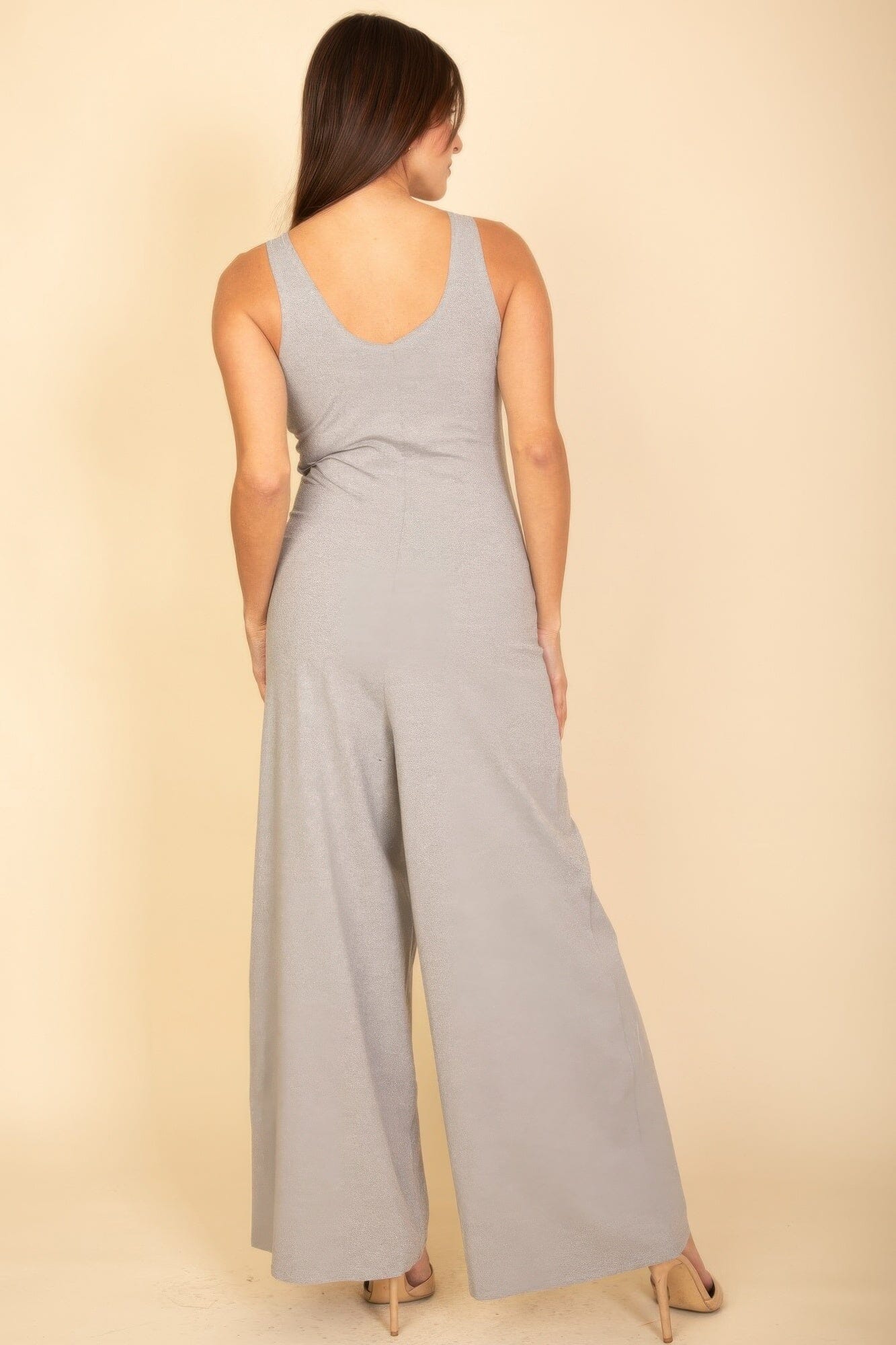 Women Sleeveless Tank Wide Leg Jumpsuit Jumpsuits & Rompers jehouze 