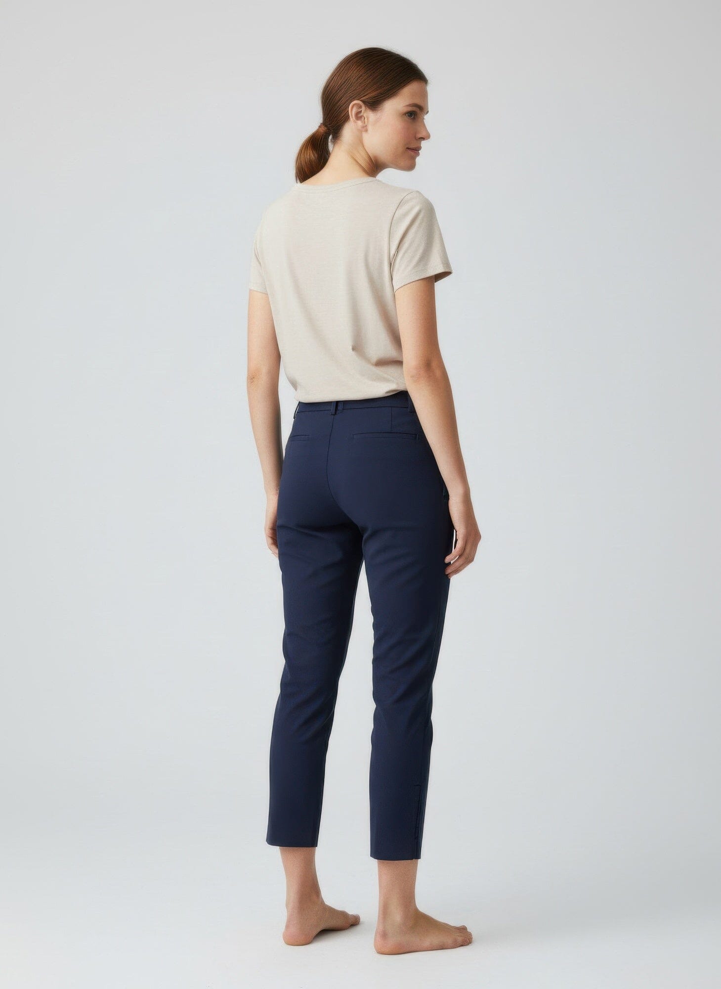 Women Solid Ankle Pants Pants jehouze 