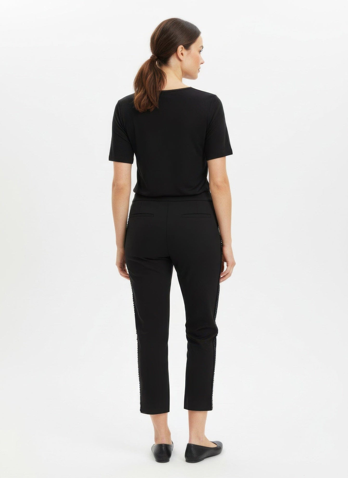 Women Solid Ankle Pants Pants jehouze 