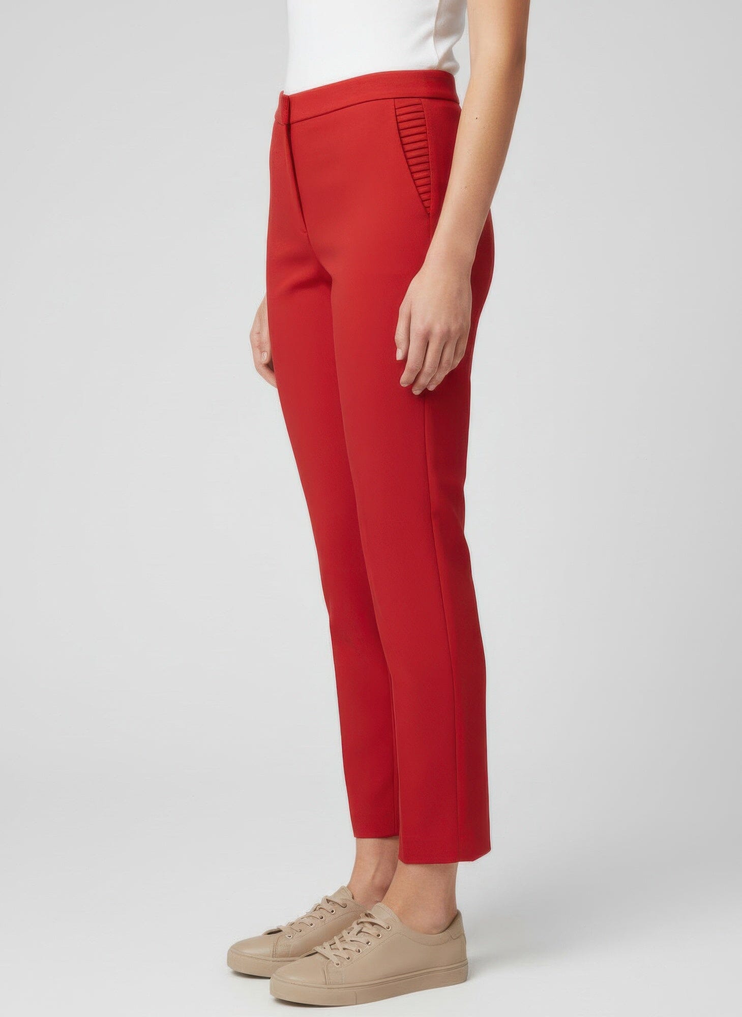 Women Solid Ankle Pants Pants jehouze 