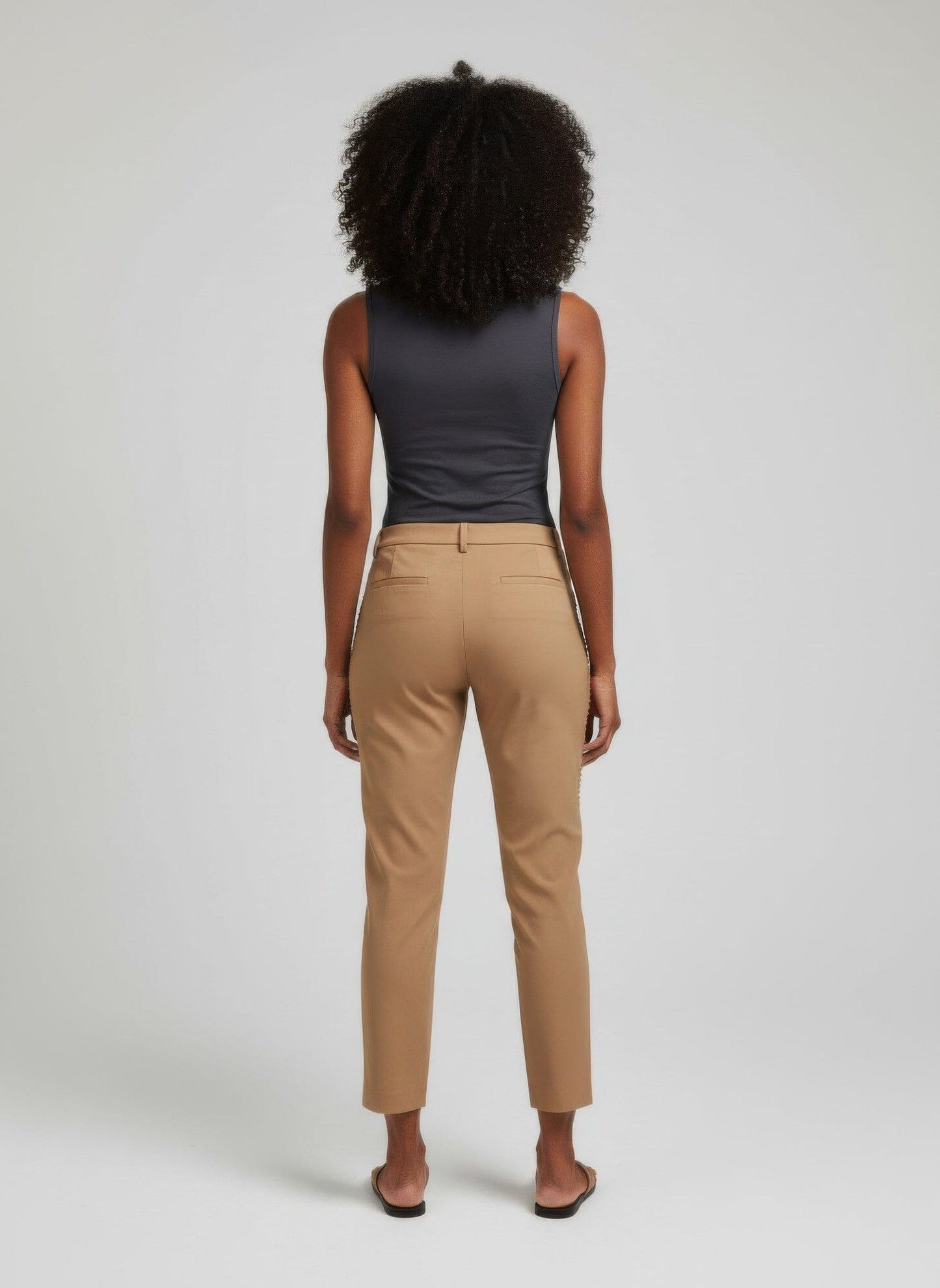 Women Solid Ankle Pants Pants jehouze 