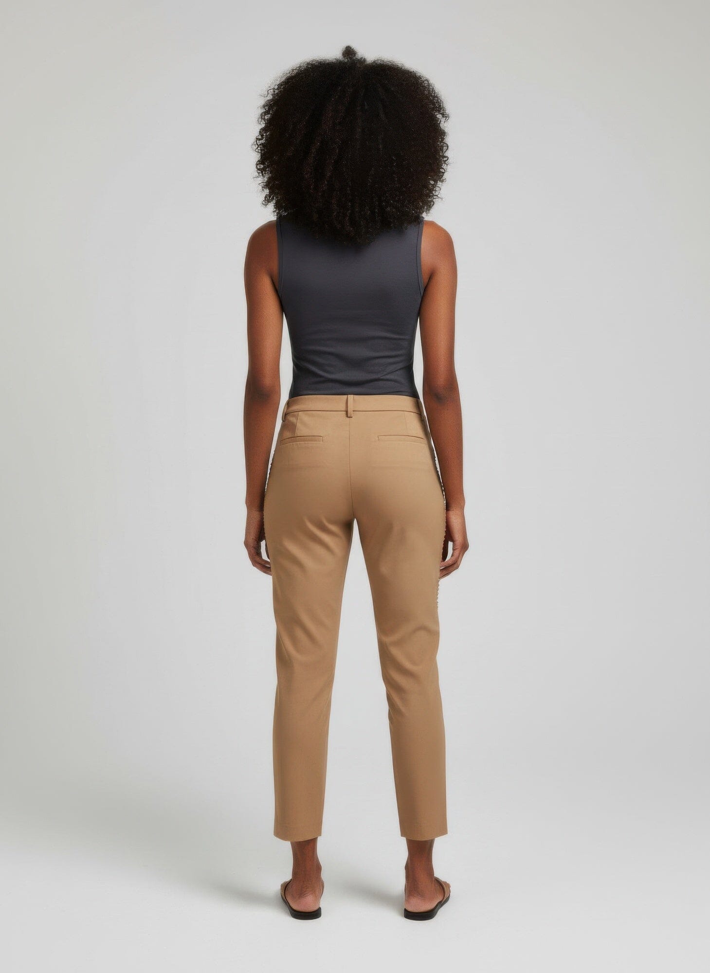 Women Solid Ankle Pants Pants jehouze 