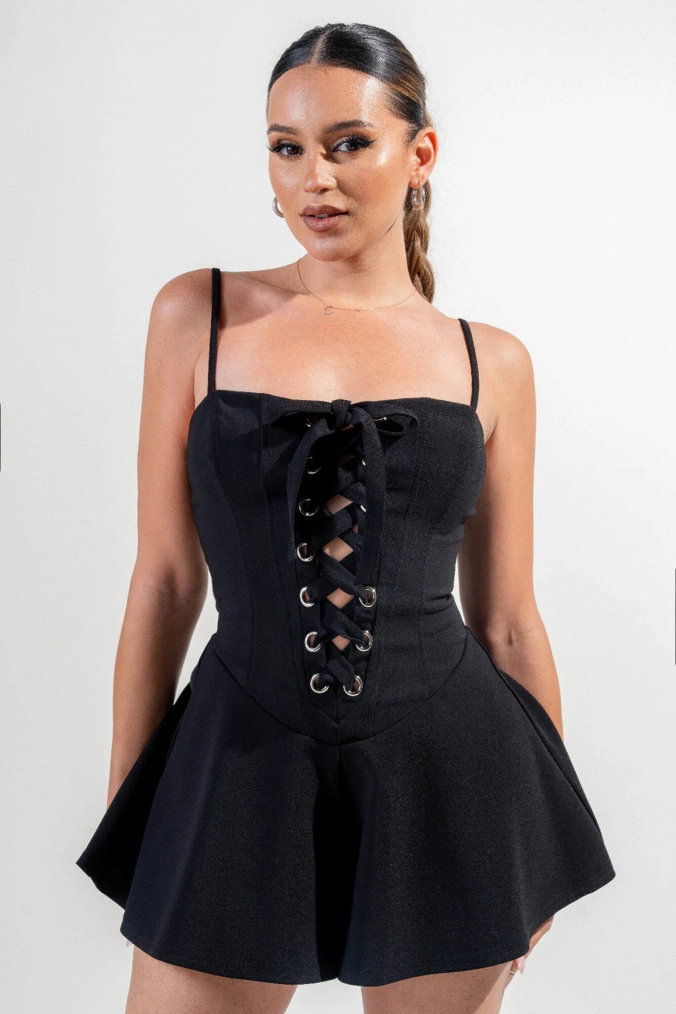 Women Stretch Woven Jumpsuit Jumpsuits & Rompers jehouze 