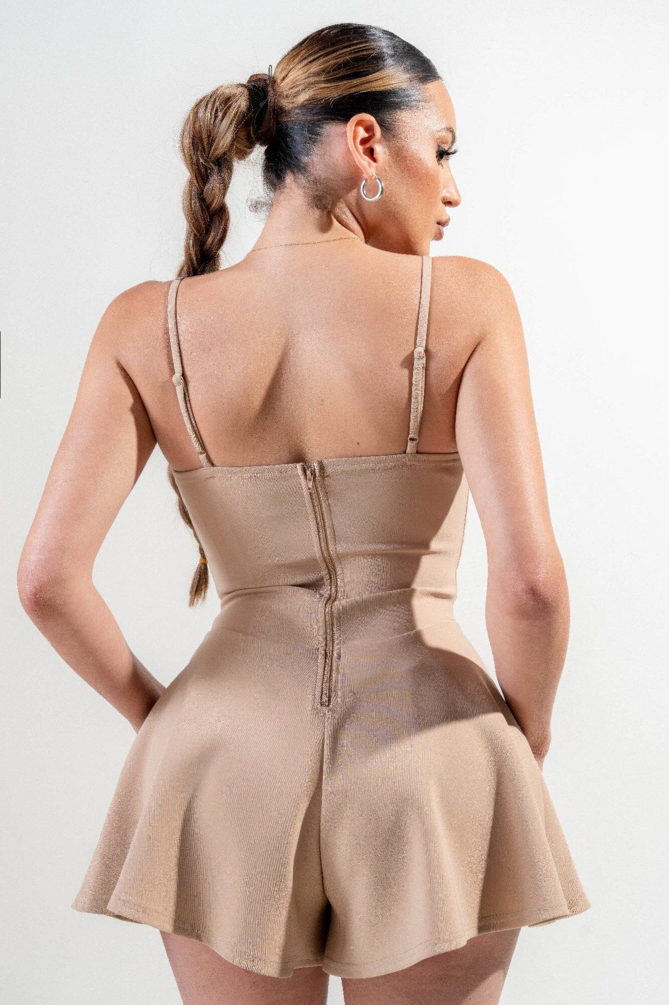 Women Stretch Woven Jumpsuit Jumpsuits & Rompers jehouze 
