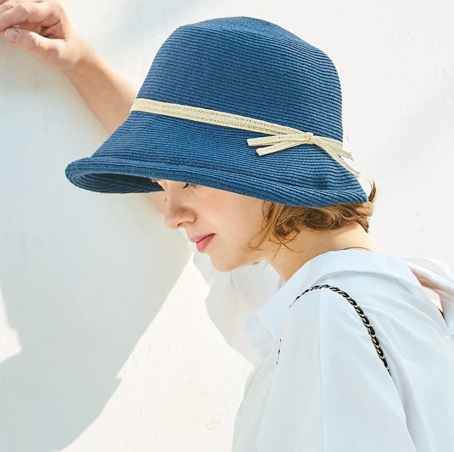 Women Summer Elegant Vintage Straw Beach Sun UV protection Boho Hat Hat jehouze 