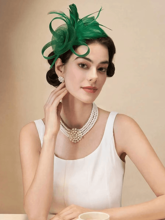 Women Tea Party Kentucky Fascinator Hat Hat jehouze Green 