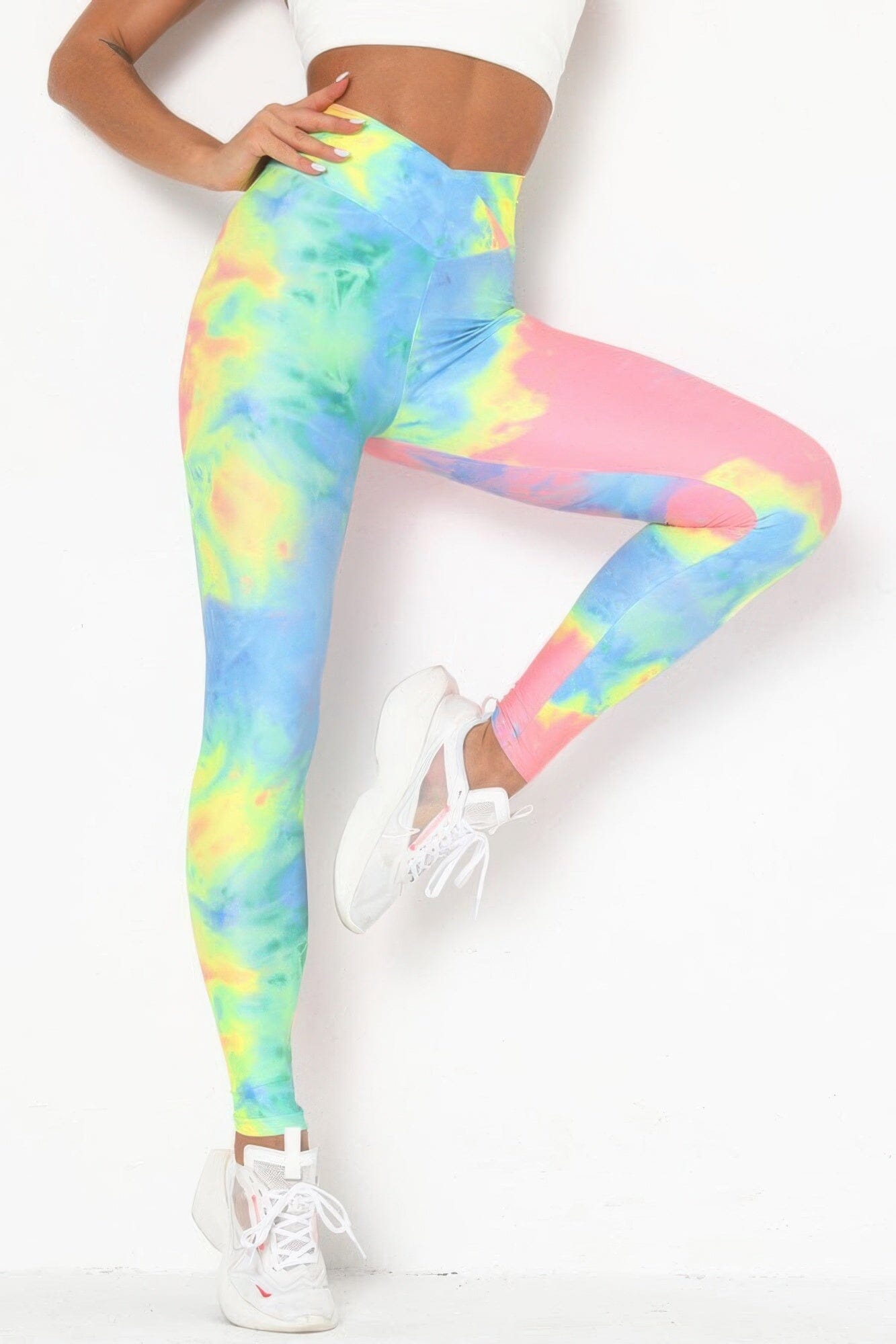 Women Tie Dye Yoga Legging Pants jehouze 