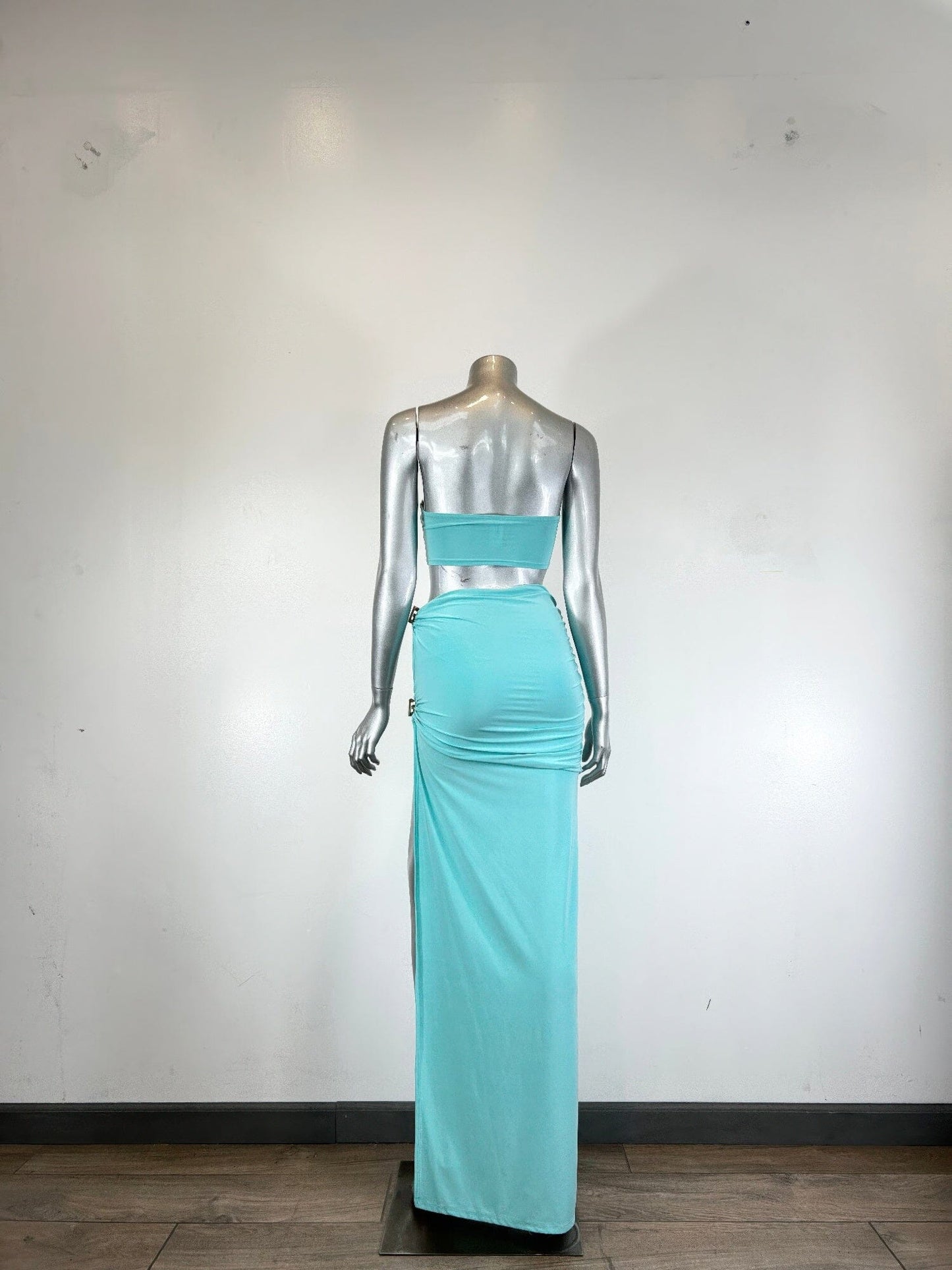 Women Two-piece Matching Skirt Set,bandeau-style Outfit Sets jehouze 