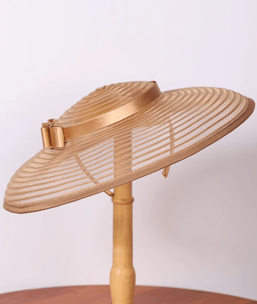 Women Wide Brim Cocktail Tea Party Kentucky Derby Fascinator Hat_ Hat jehouze 