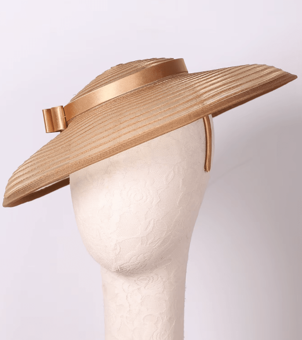 Women Wide Brim Cocktail Tea Party Kentucky Derby Fascinator Hat_ Hat jehouze 