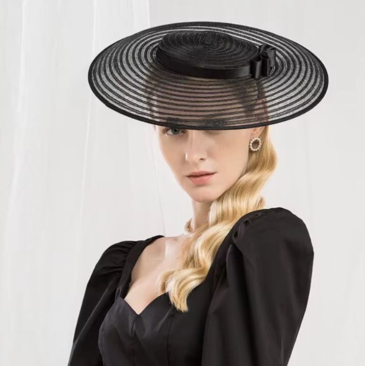 Women Wide Brim Cocktail Tea Party Kentucky Derby Fascinator Hat Hat jehouze 