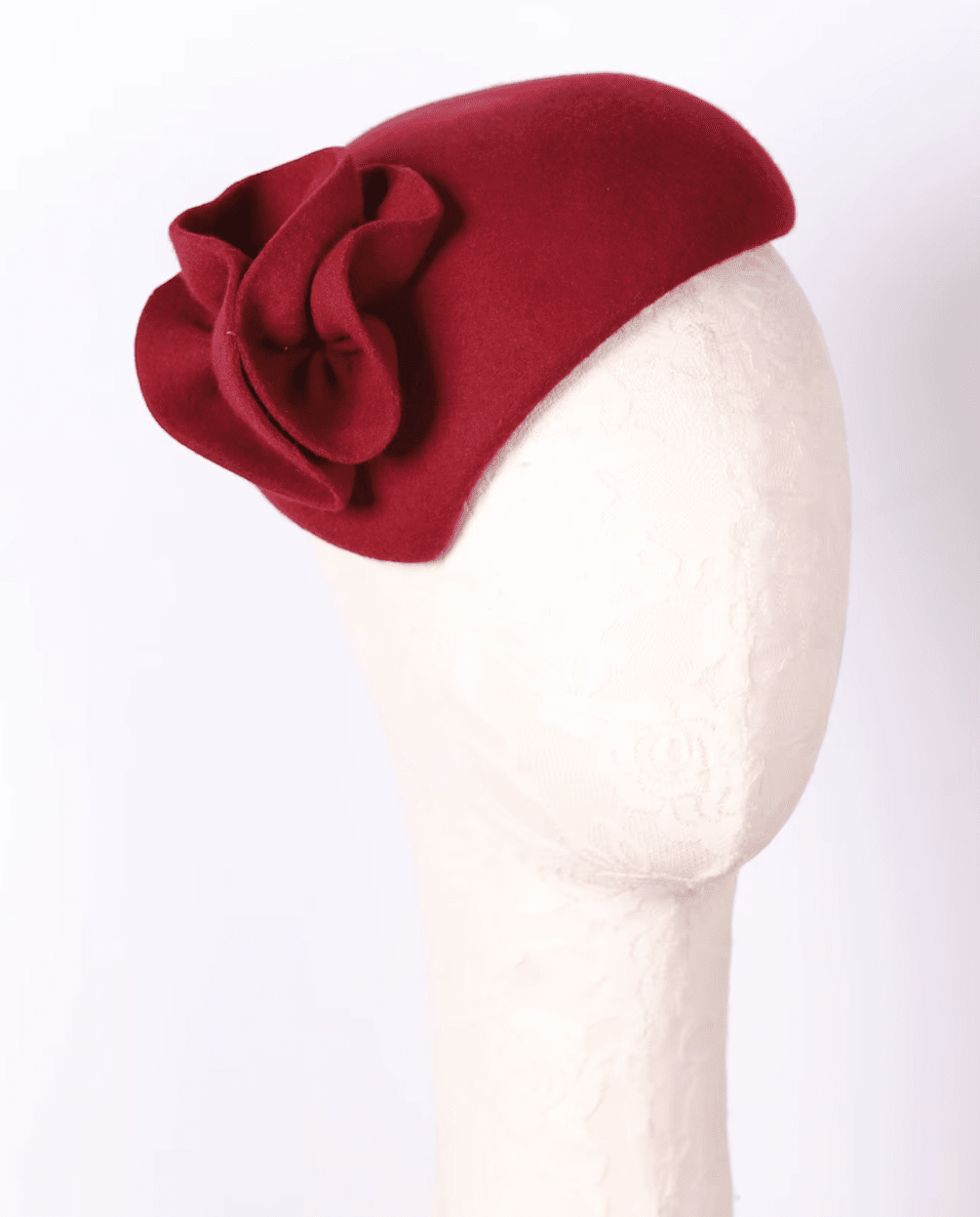Women Wool Wedding Cocktail Tea party pillbox Fascinator Hat Hat jehouze 