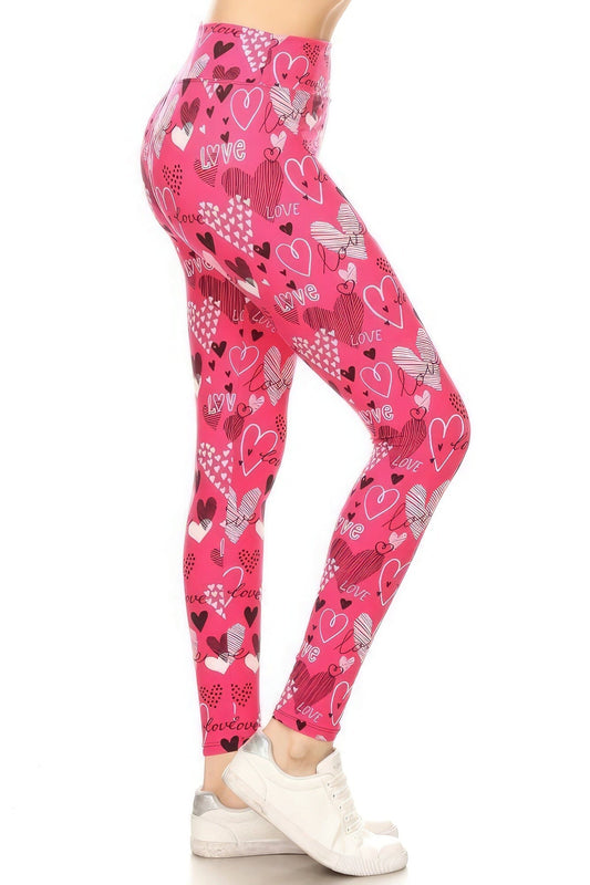 Women Yoga Band Buttery Soft Print Leggings Pants jehouze 