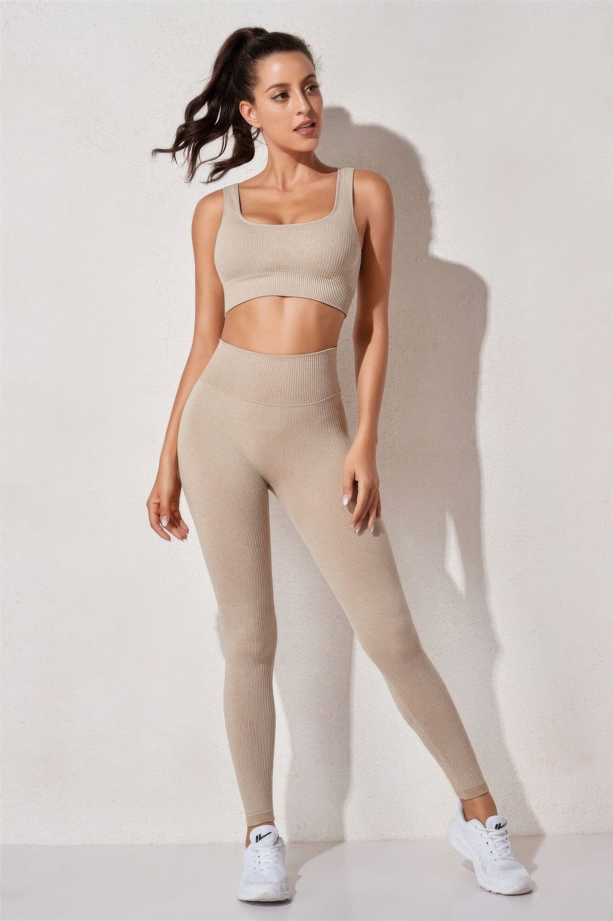 Women Yoga Two Piece Set Activewear jehouze 