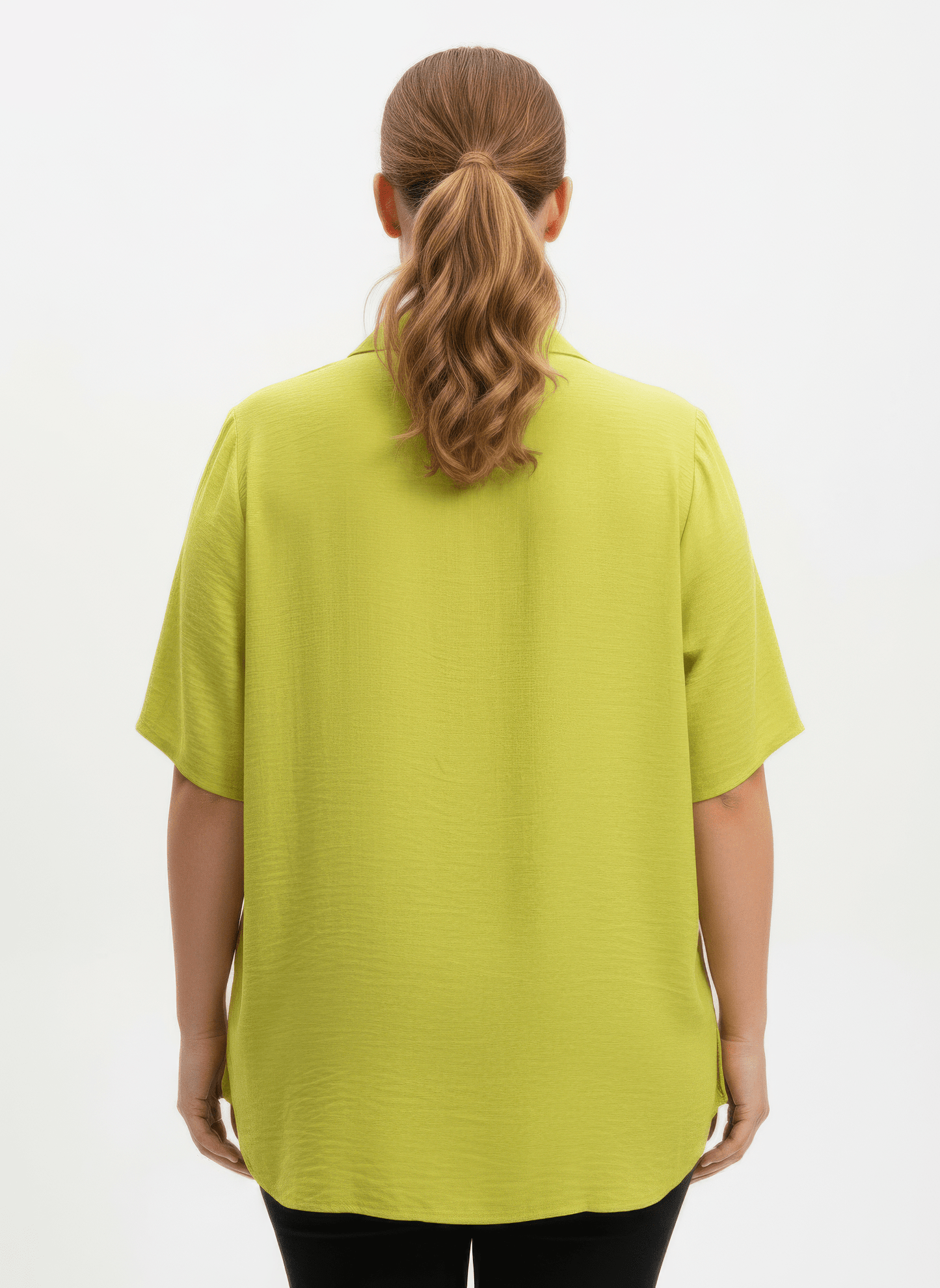 Women Zip-front Collared Utility Knit Top Shirts & Tops jehouze 