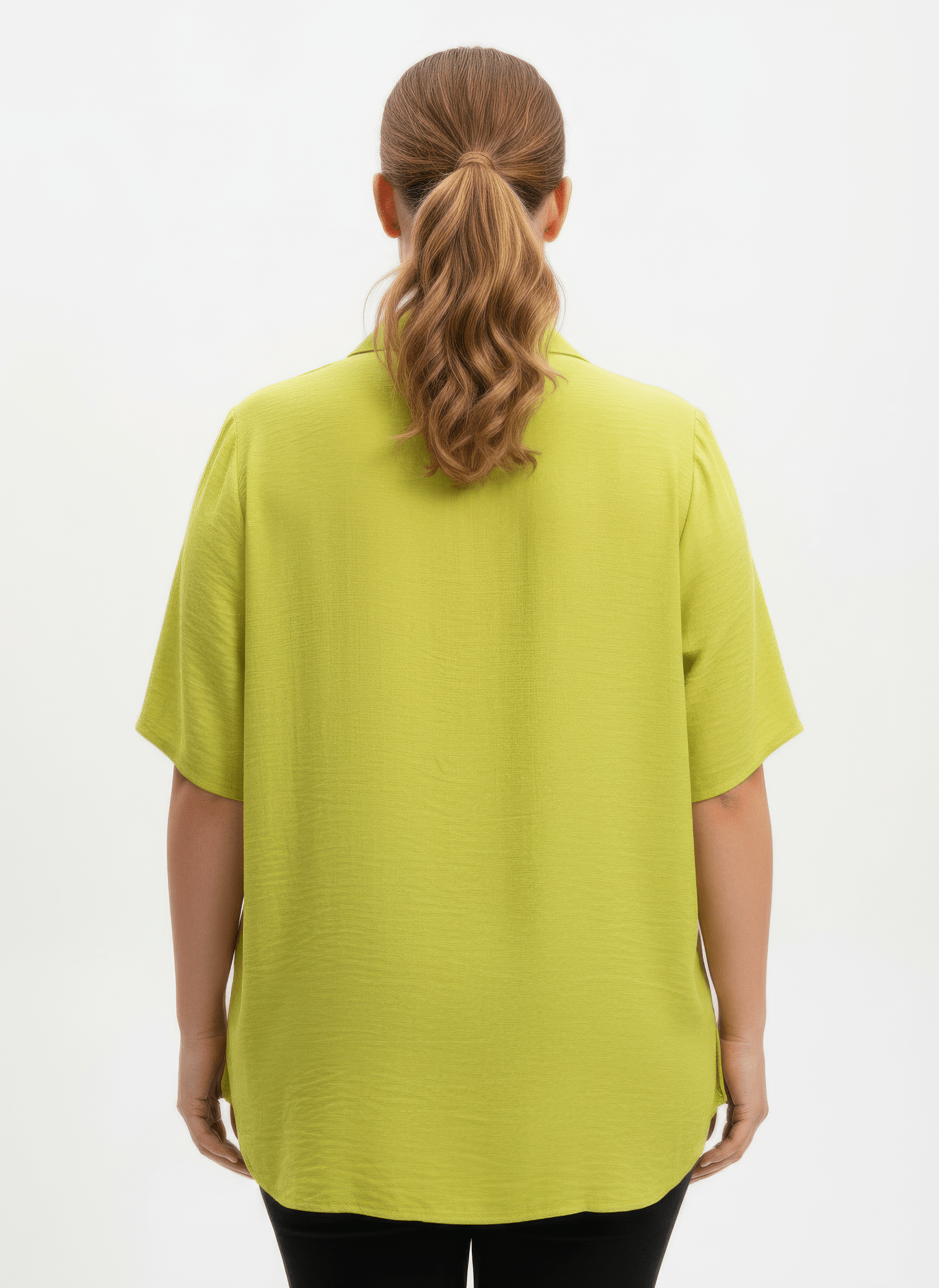 Women Zip-front Collared Utility Knit Top Shirts & Tops jehouze 