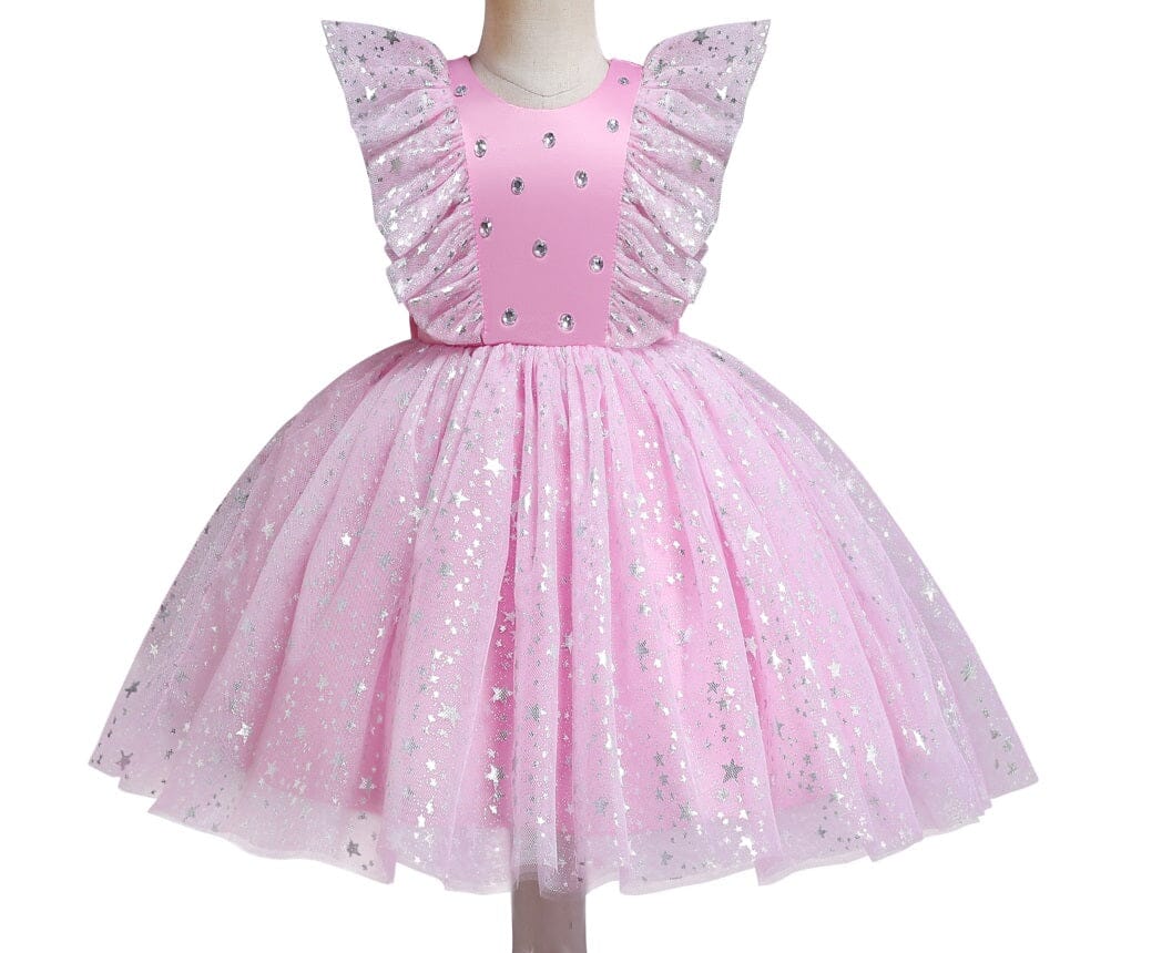 Baby Girls Children Toddler Lace Flower Princess Formal Prom Tutu Ball Gown_ girls dress jehouze 
