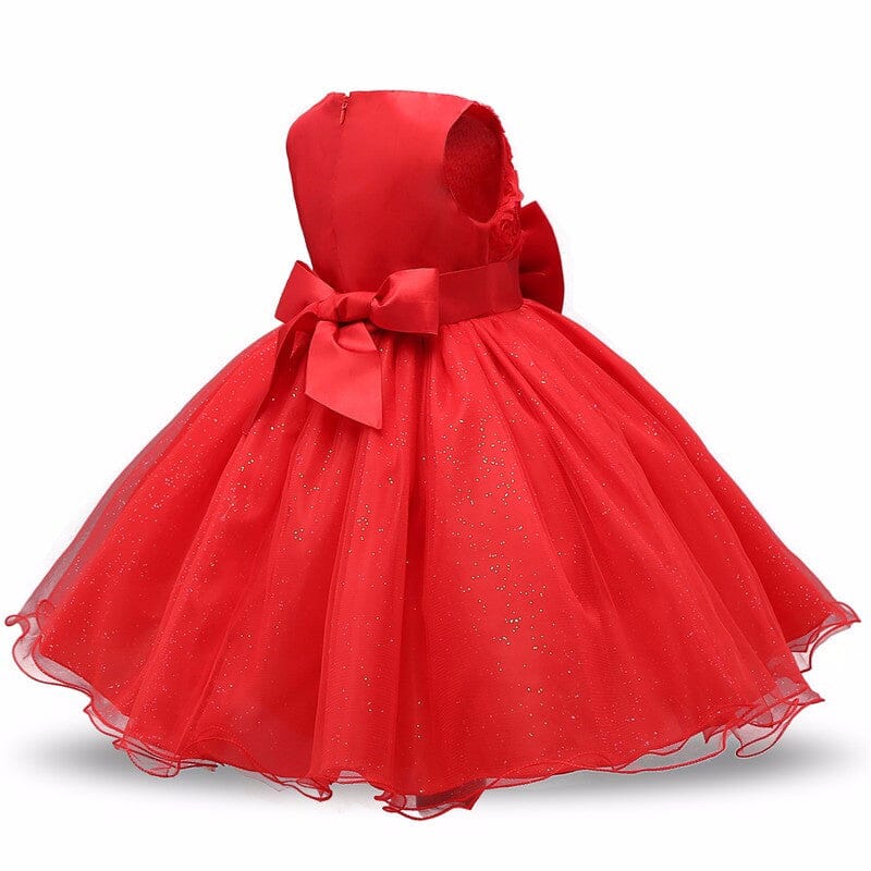 Girls Children Toddler Sleeveless Lace 3D Flower Tutu Princess Dresses Baby & Toddler Dresses jehouze 