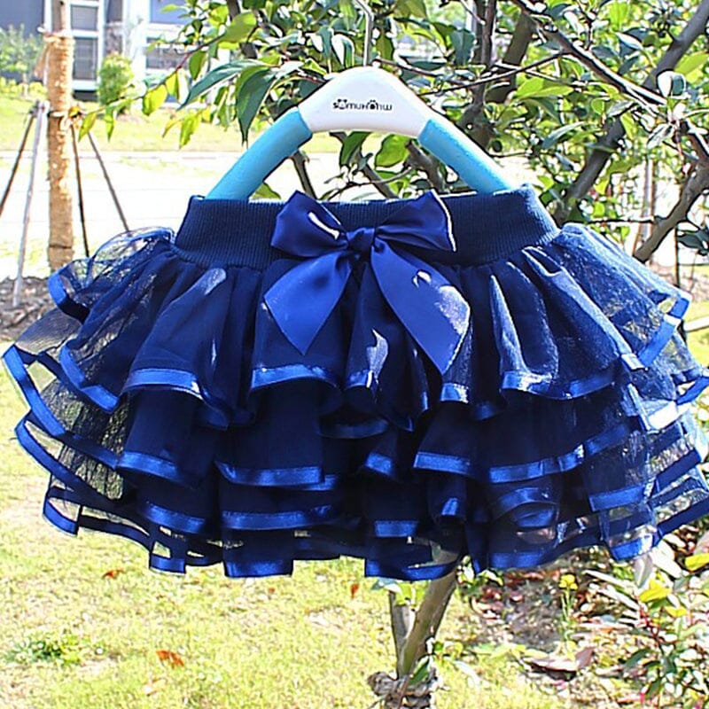 Girls Children toddler Tulle tutu skirt Baby & Toddler Bottoms jehouze Blue 3T 