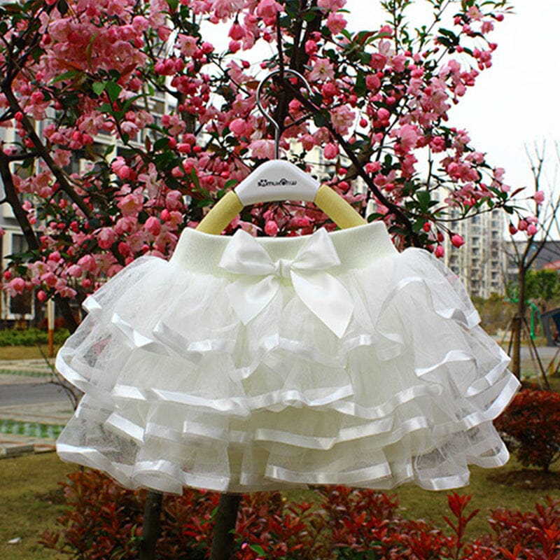 Girls Children toddler Tulle tutu skirt Baby & Toddler Bottoms jehouze White 3T 