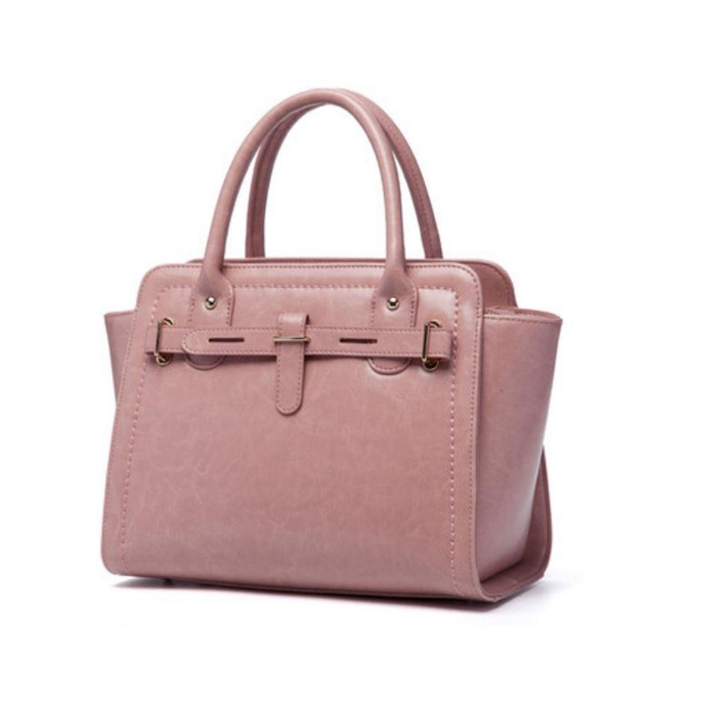 JeHouze Women's Genuine Leather Top Handle Purse Crossbody Handbag Satchel Bag Handbags & Purses jehouze Yam 