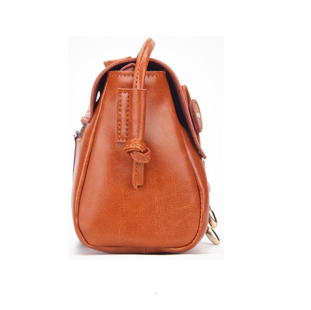 JeHouze Women's Leather Messenger Small Crossbody Handbag Shoulder Purse Handbags & Purses jehouze 