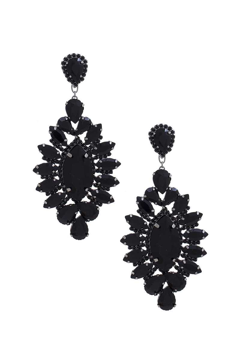 Marquise Rhinestone Dangle Earring Apparel & Accessories > Jewelry > Earrings jehouze 